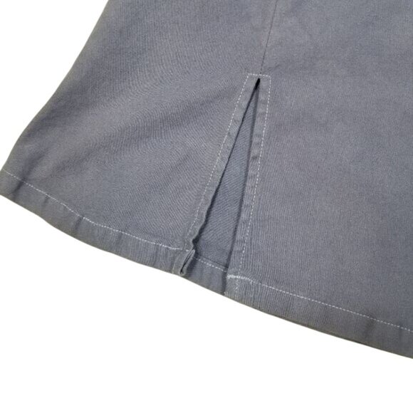 Zena Jeans Womens Grayish Blue A-Line Skirt‎ Sz 10 Side Zip Vintage Y2K - Picture 6 of 12